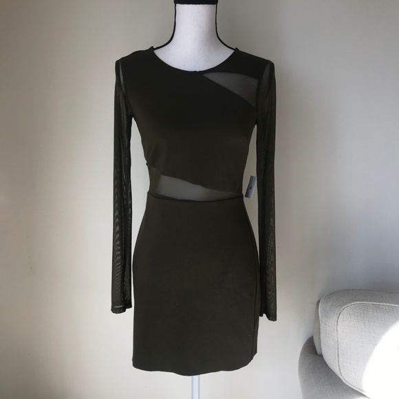 UO Silence & Noise Lightening Mesh Cutout Dress - Picture 5 of 8